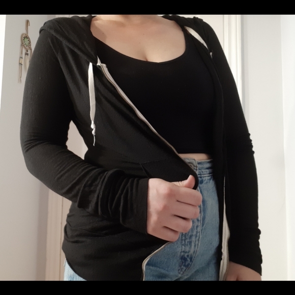 Brandy Melville Zip Up Hoodie - Picture 2 of 5